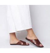 Vagabond Tia Cross Strap Sandal COGNAC