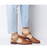 Office Filter Cut Out Loafer TAN LEATHER