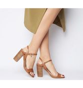 Office Hollyhock- Block Heel With Charm TAN