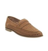 Office Leyton Weave Slip On TAN WASHED LEATHER