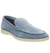 Ask the Missus Liger Slip On Loafer BLUE SUEDE