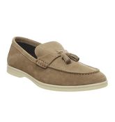 Ask the Missus Liger Tassel Loafer BEIGE SUEDE