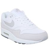 Nike Air Max 1 WHITE PURE PLATINUM COOL GREY