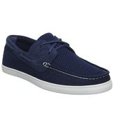 Office Life Boat Shoe NAVY KNIT SUEDE