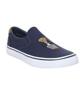 Ralph Lauren Thompson Slip On Sneakers NEWPORT NAVY