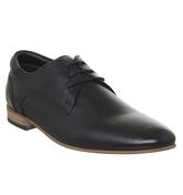 Office Laugh Derby BLACK LEATHER