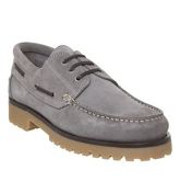 Office Lug Boat Shoe GREY SUEDE