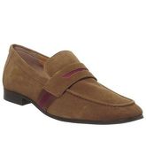 Office Lemur Webbing Loafer RUST SUEDE