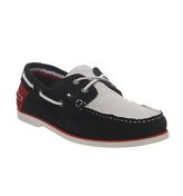 Tommy Hilfiger Knot Boatshoe NAVY RED WHITE