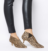 Office Me- Low Shoeboot LEOPARD PONY EFFECT