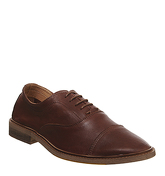 Ask the Missus Lazy Oxford TAN LEATHER