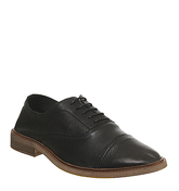 Ask the Missus Lazy Oxford BLACK LEATHER