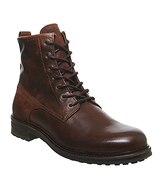 Office Injunction Lace Boot WHISKEY LEATHER SUEDE