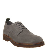 Office Locked Derby GREY SUEDE