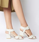 Office Marrow Cross Vamp Sandal OFF WHITE GROUCHO