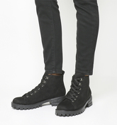 Office Avalanche Lace Up Hiker Boots BLACK