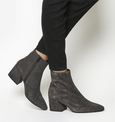 Vagabond Olivia Block Heel Boot GREY SUEDE