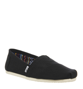 Toms Classic BLACK CANVAS