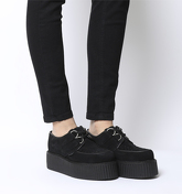 Underground Wulfrun Double Creeper BLACK SUEDE