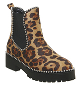 Ego Tilda Stud Boot TAN LEOPARD