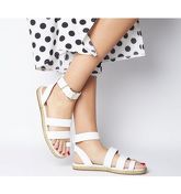 Office Sunny- Rope Sole Sandal WHITE
