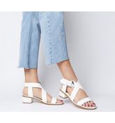 Office Marble Strappy Sandal WHITE 2