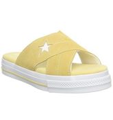 Converse One Star Sandal BUTTER YELLOW EGRET WHITE