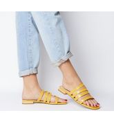 Office Sweet Dreams- Strappy Sandal YELLOW PATENT CROC