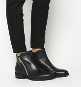 Vagabond Cary Zip Boot BLACK LEATHER