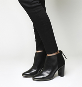 Ted Baker Azaila Ankle Boot BLACK LEATHER SUEDE