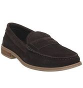 Office Liho Penny Loafer CHOCOLATE SUEDE