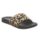 Nike Wmns Benassi LEOPARD BLACK