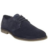 Farah Stokes Desert Shoe NAVY SUEDE