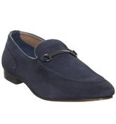 Hudson London Banchory Loafer NAVY SUEDE