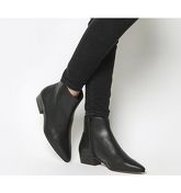 Office Andalucia- Casual Low Heel Boot BLACK LEATHER