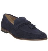 Hudson London Cannock Tassel Loafer NAVY SUEDE