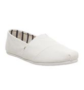 Toms Classic WHITE HERITAGE CANVAS