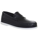 Ask the Missus Hugo Penny Loafer NAVY LEATHER