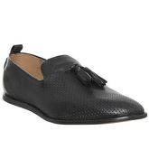 Hudson London Comber Tassel Loafer CALF BLACK