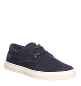 Stow & Son Campbell Lo Sneaker NAVY PASLEY SUEDE