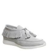 Oki Kutsu Uno Fringe Sneakers OFF WHITE LEATHER