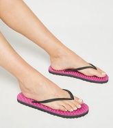 Souls Bright Pink Massage Sole Flip Flops New Look