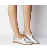 Office Friendship- Soft Loafer SILVER LEATHER