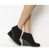 United Nude Solid Lace Hi Wedge BLACK