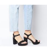 Office Must Have Platform Sandal BLACK