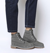 Timberland Juniors 6  Premium Waterproof Boot COAL