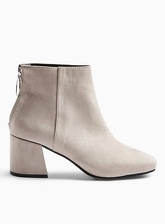 Womens Brixton Grey Ankle Boots, GREY