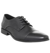 Office Look Toe Cap BLACK LEATHER