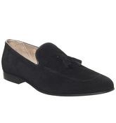 Office Canter Tassel Loafer BLACK SUEDE