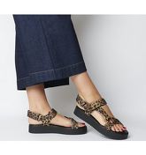 Office Sanity- Sporty Strap Sandal LEOPARD